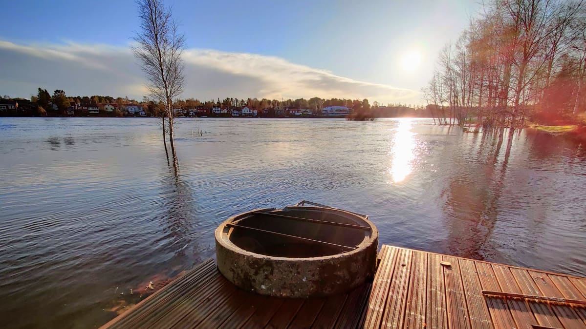 Syystulva Iijoen jokisuussa marraskuussa 2020.
