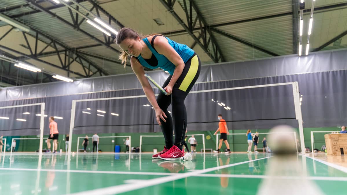 Rosa Lång on käynyt Badminton United seurassa sulkapallon alkeiskurssin