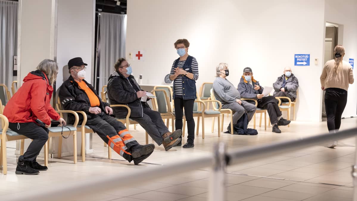 Rokotusjono Tornion uudella massarokotuspisteellä