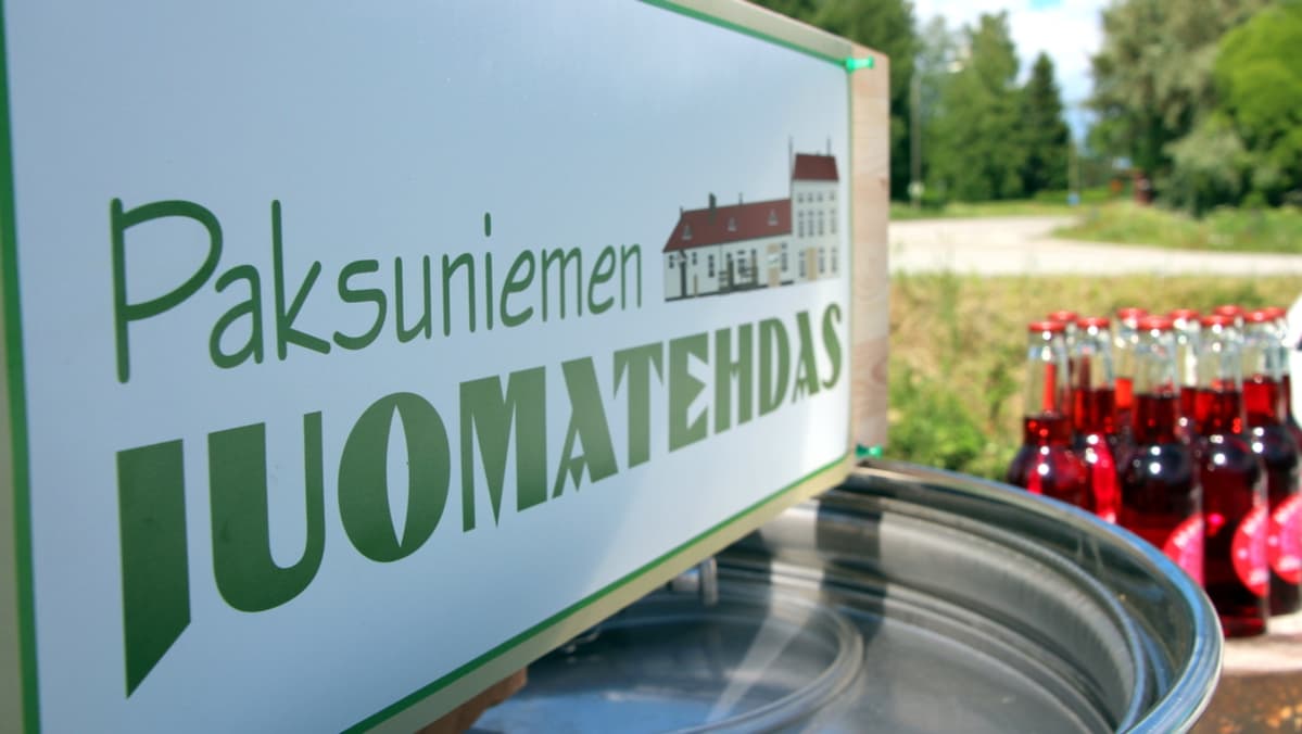 Paksuniemen juomatehdas Rääkkylässä 