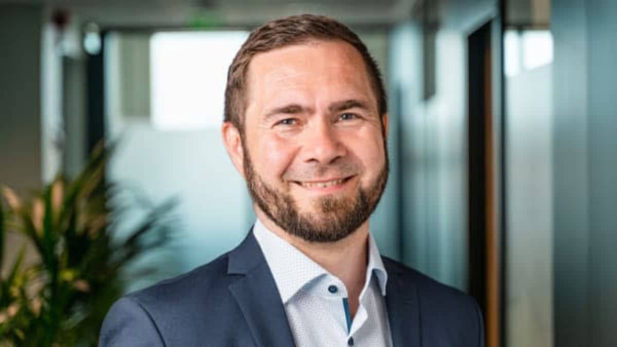 Kuvassa Visma Solutionsin uusi toimitusjohtaja Ville Kuusela