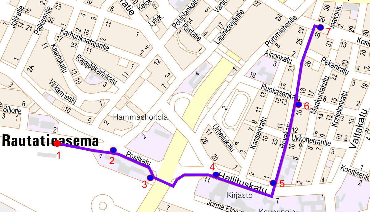 rovaniemen keskustan kartta Tätä on odotettu Rovaniemellä: Rautatieasemalta tulee opastus  rovaniemen keskustan kartta