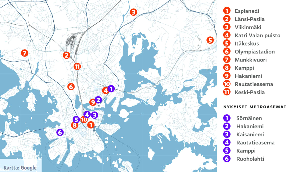 helsingin tunneliverkosto kartta Helsinki kätkee alleen maanalaisen kaupungin – kokosimme 11 