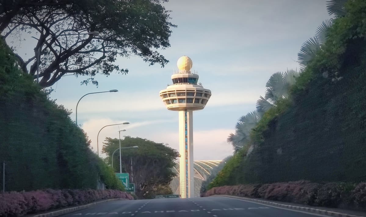 Singaporen Changin lentoaseman lennonjohtotorni