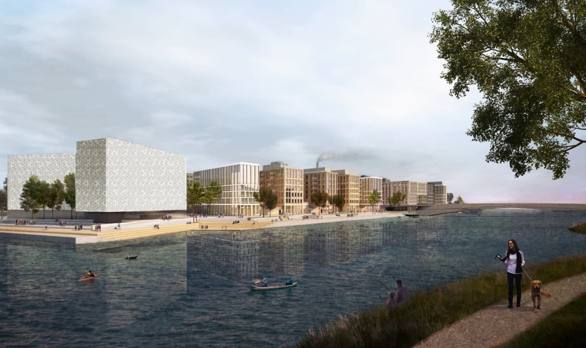 Hakaniemenranta uudistuu 2020-luvulla.