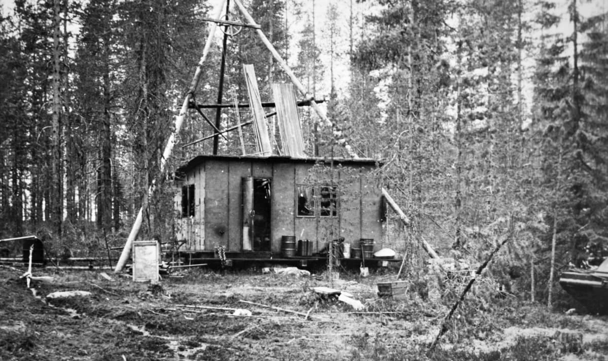 Koerikastamon malmin kairauskoppi.