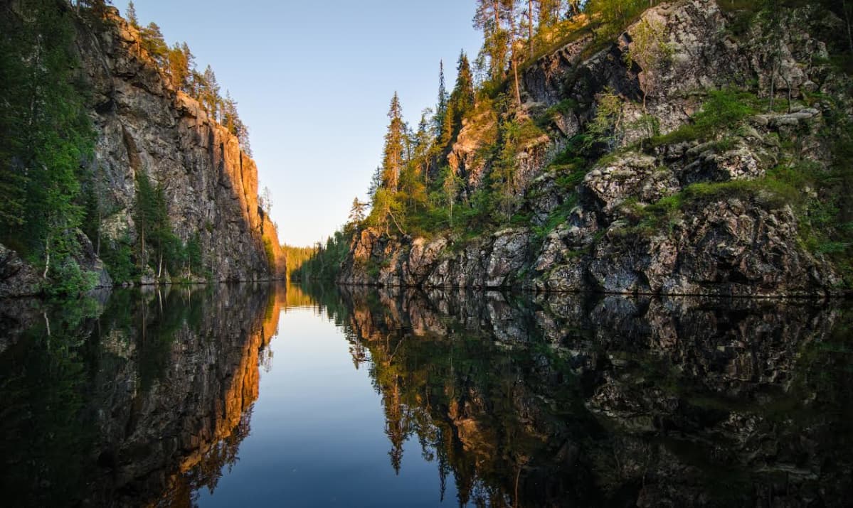 Suomussalmen Hossan kansallispuiston kanjoni