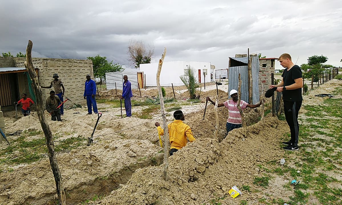 Namibia sähköistys Fusion Grid tutkimushanke.