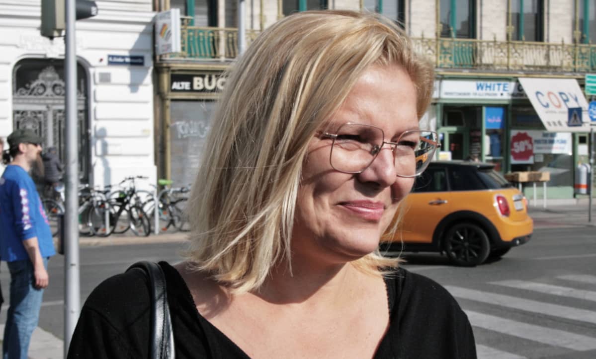 Politiikan tutkija Kathrin Stainer Hämmerle.