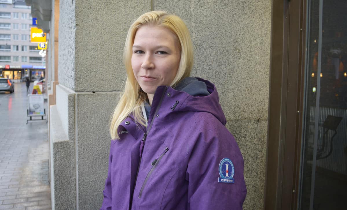 Julia Kykkänen Lahdessa.