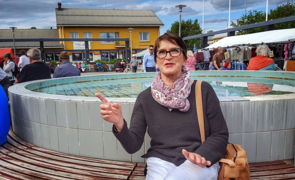 Ilmi Vanttaja Kuusamon torilla