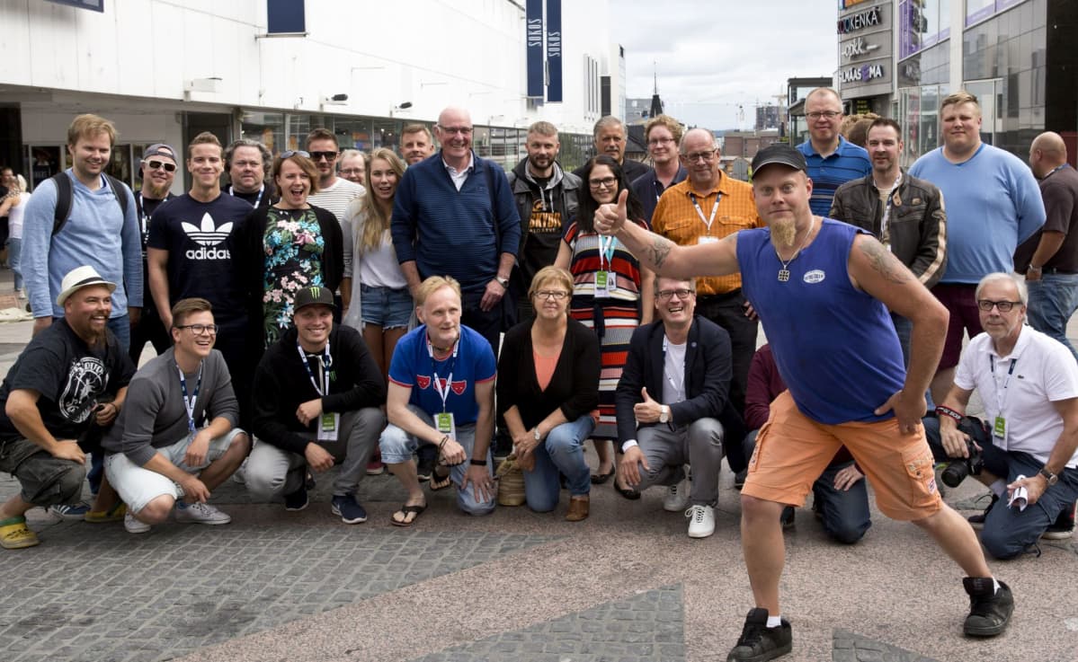 Yle Ralliradion tiimikuva 2017.