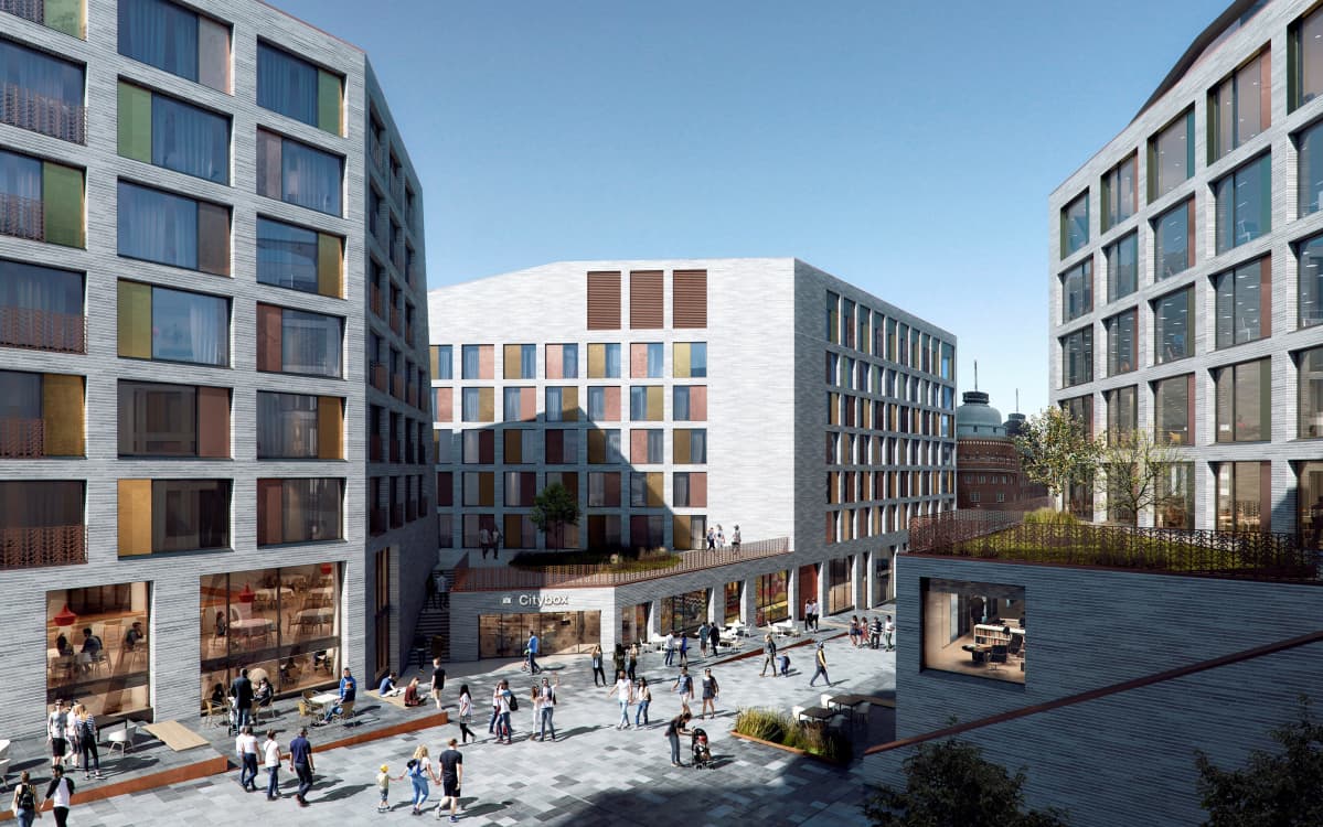 Siltasaarenkatu Lyyra Cityboxin havainnekuva