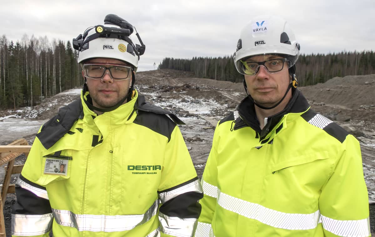 Destian Jaakko Taipale ja Väylän Jarmo Niskanen
