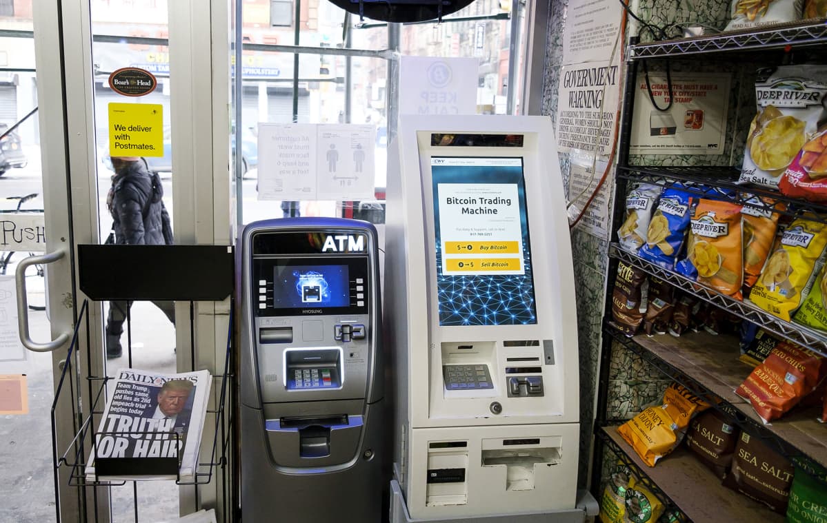 Bitcoin-automaatti.