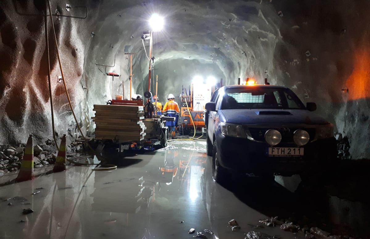 Arctic Drilling Company tekee tutkimuskairauksia Outokummun Kemin kaivoksessa.
