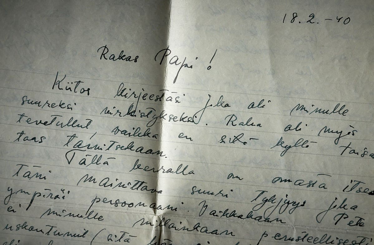 Kirje rakkaalle Papille.