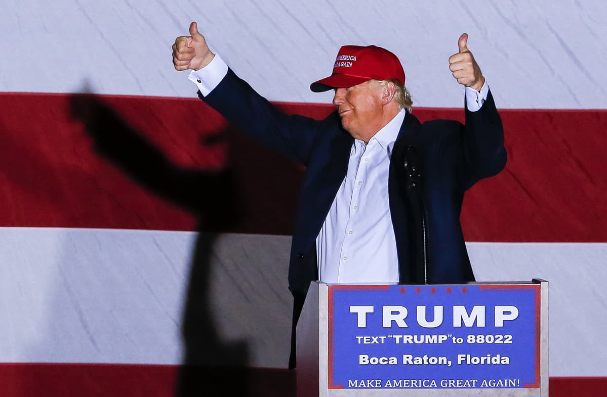 Donald Trump kampanjoi Floridassa maaliskuussa 2016.