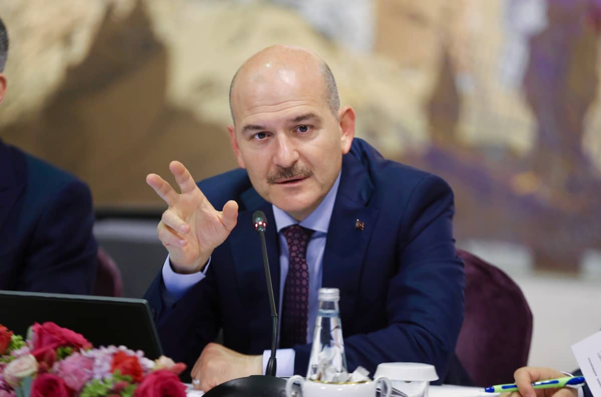 Turkin sisäministeri Suleyman Soylu.