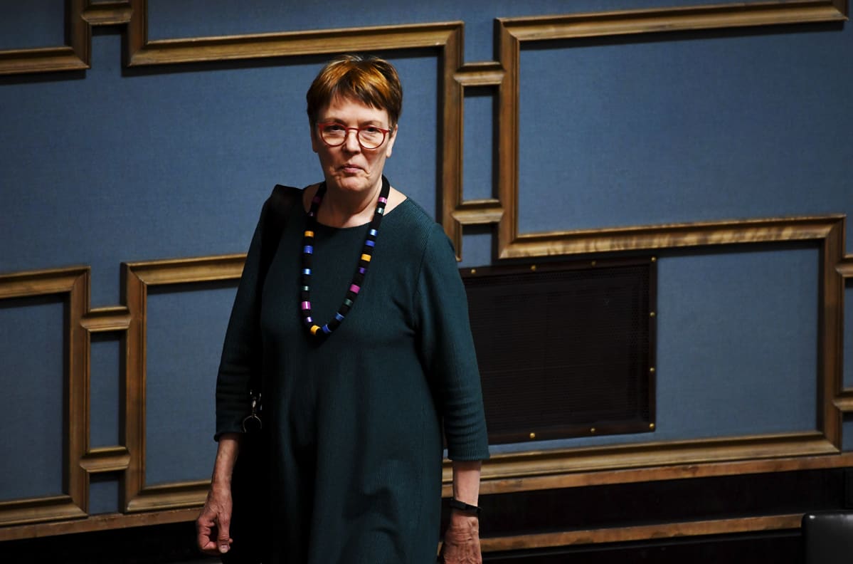 Kuvassa on vihreiden kansanedustaja Satu Hassi.