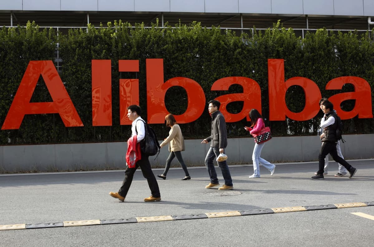 Alibaba-yhtiön logo.