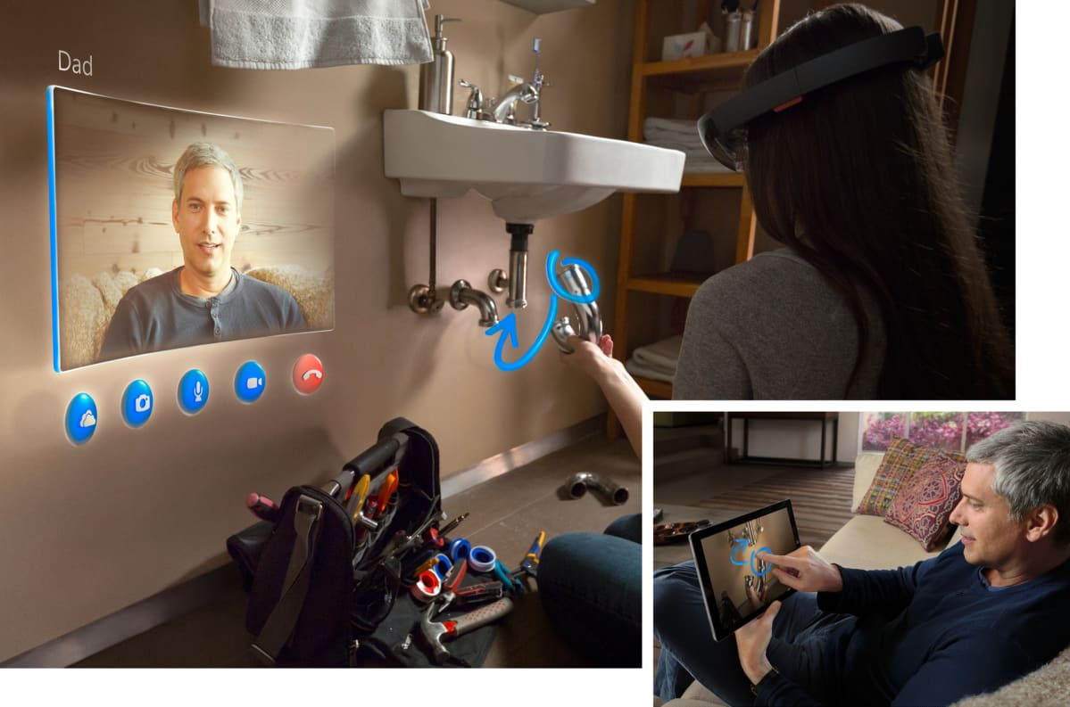 HoloLens -Skype.