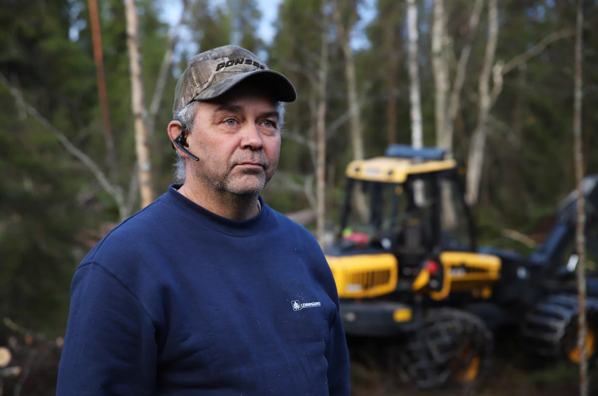 metsäkoneyrittäjä Jari Talus