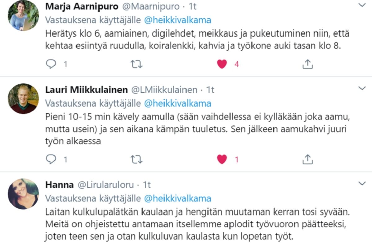 twiittejä juttuun