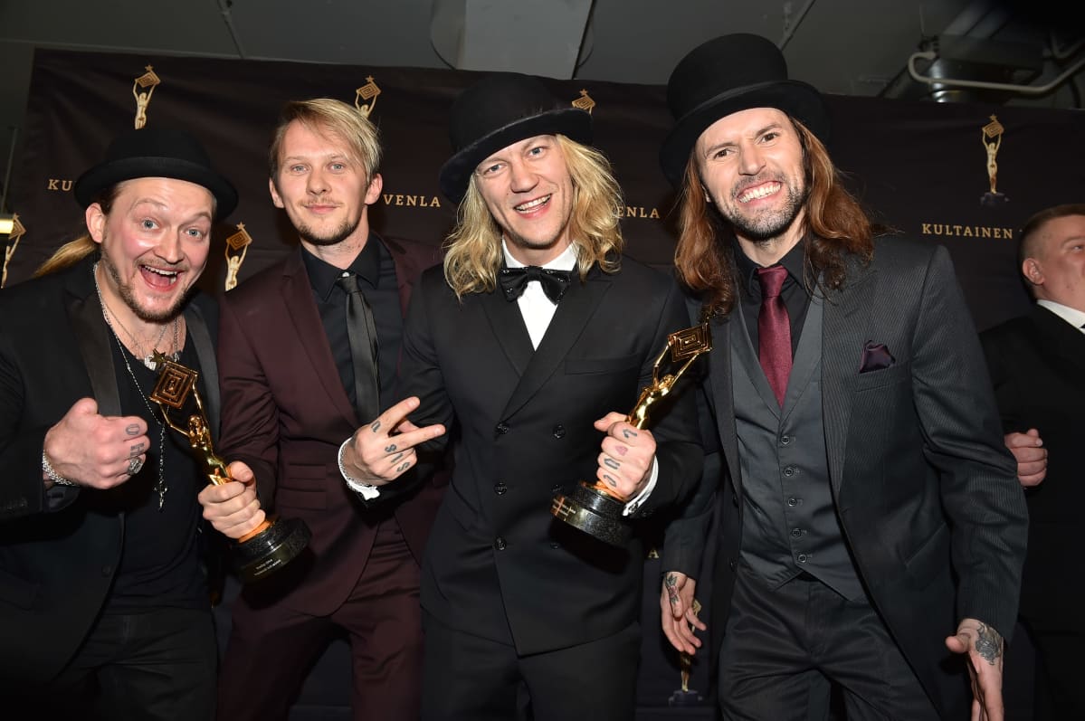 Duudsonit Kultainen Venla -gaalassa Suomen Kansallisoopperassa 2015