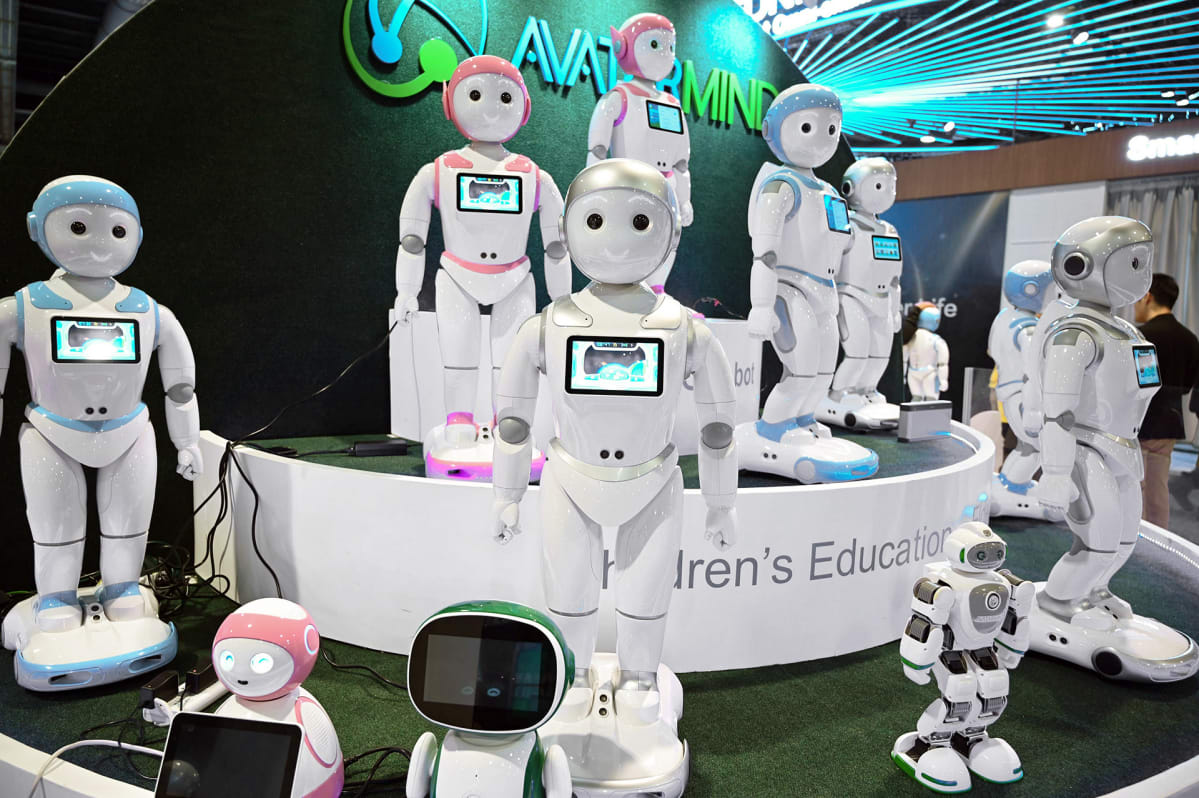 Robotteja CES-messuilla Las Vegasissa.
