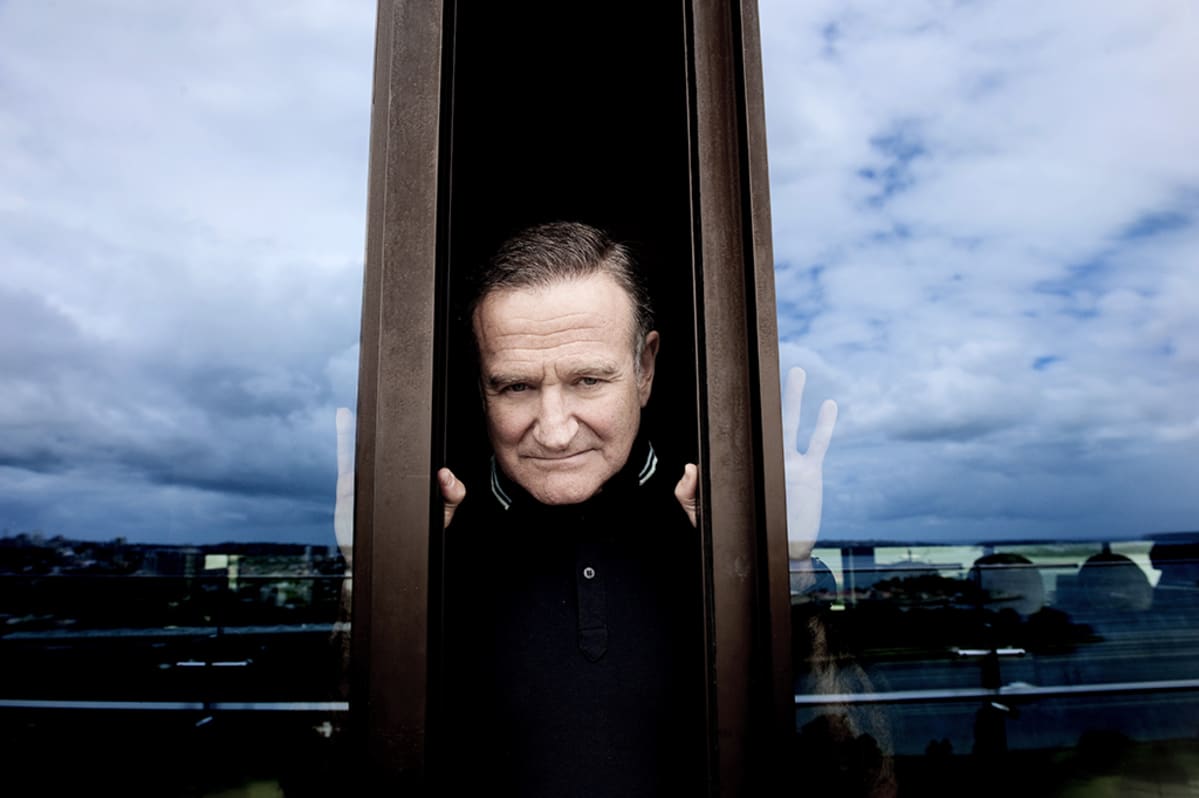 Näyttelijä Robin Williams.