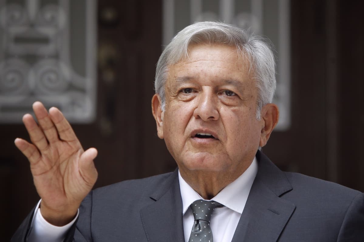 Meksikon uusi presidentti Andres Manuel Lopez Obrador