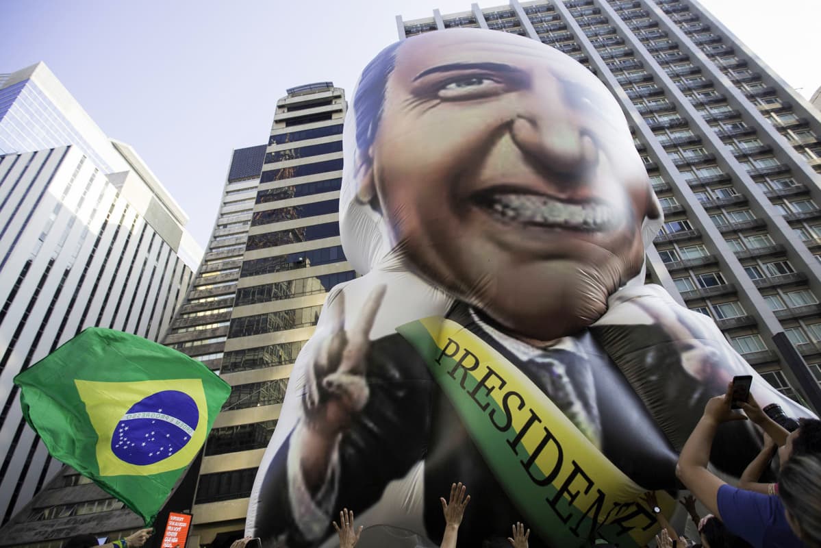 Jair Bolsonaro ilmapallo