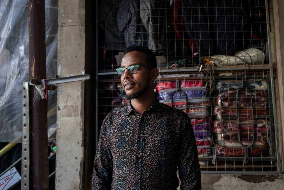 Hussein Barugilla ei ole Kenian kansalaisuutta, mutta johtaa somalialaisten opiskelijoiden järjestöä Keniassa.