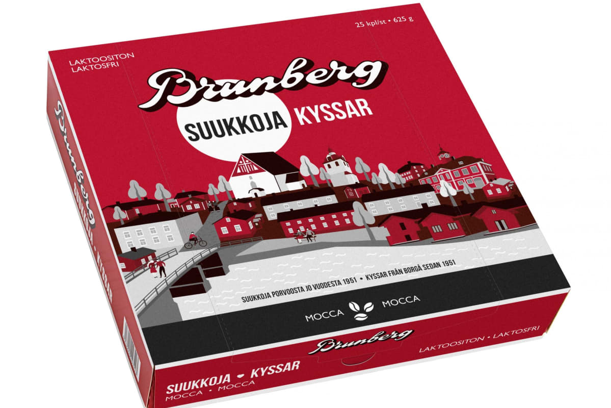 Brunbergin uusi suukkopakkaus.