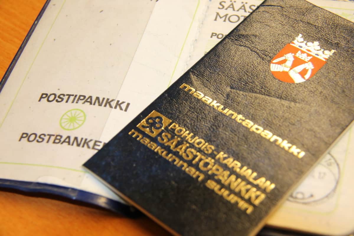 vanhoja pankkikirjoja