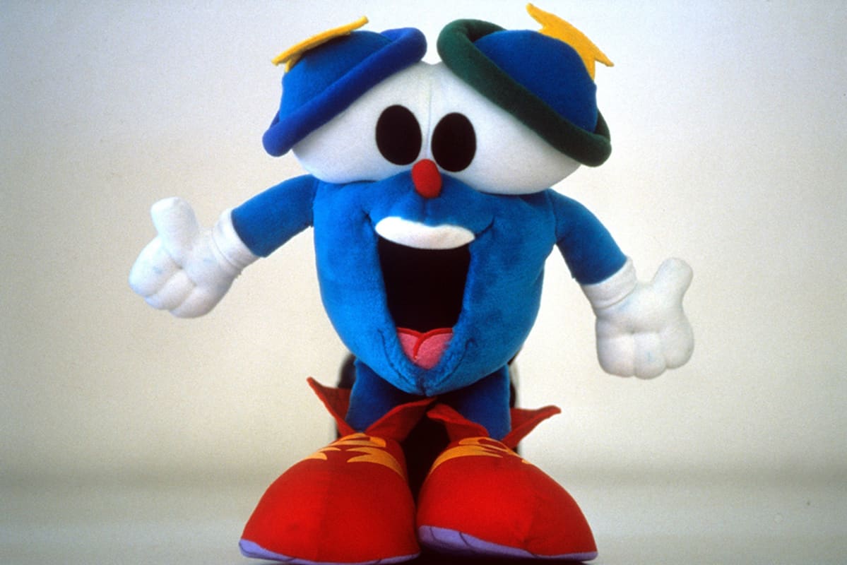 Izzy, Atlantan olympialaisten maskotti vuonna 1996.
