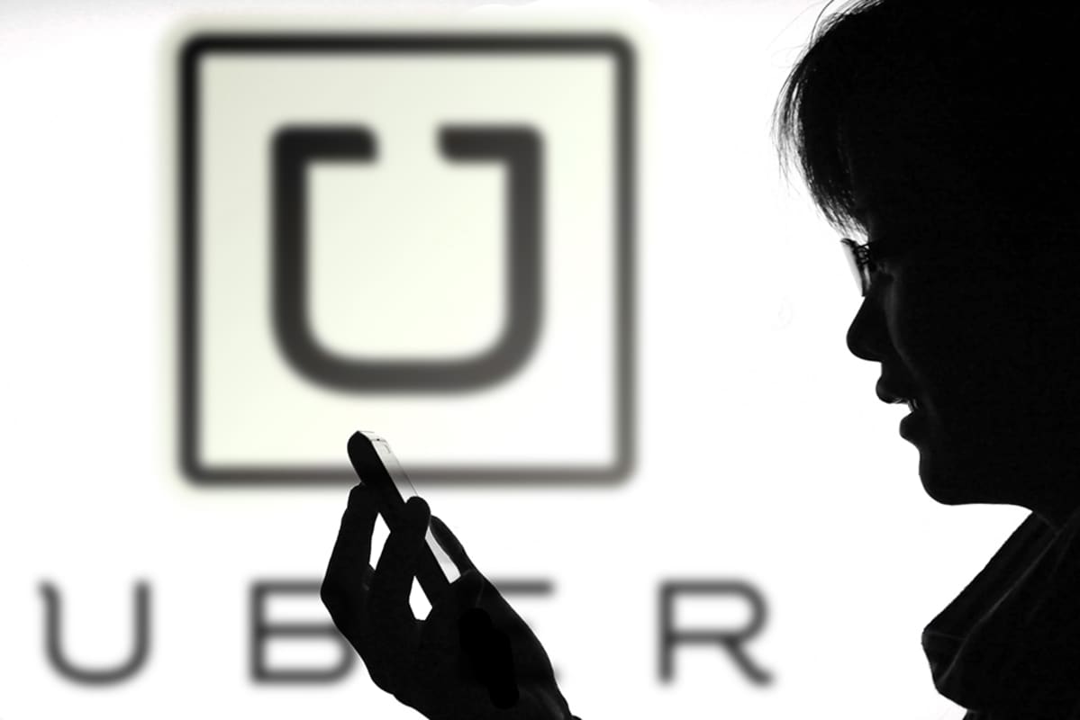 Uber -taksipalvelu Kiinassa.