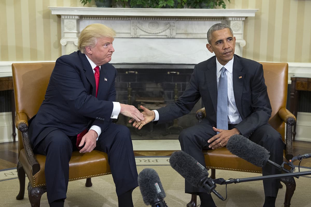Donald Trump ja Barack Obama