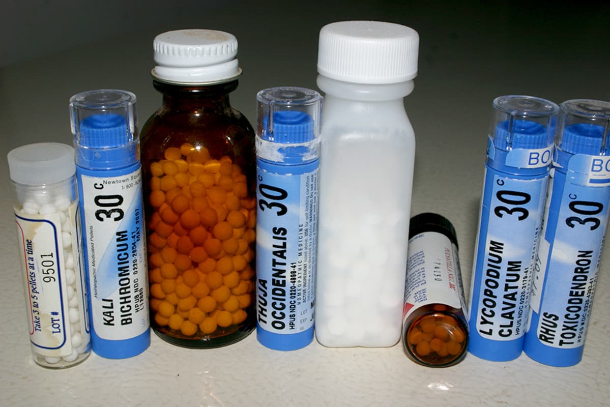 Homeopaattisia lääkkeitä