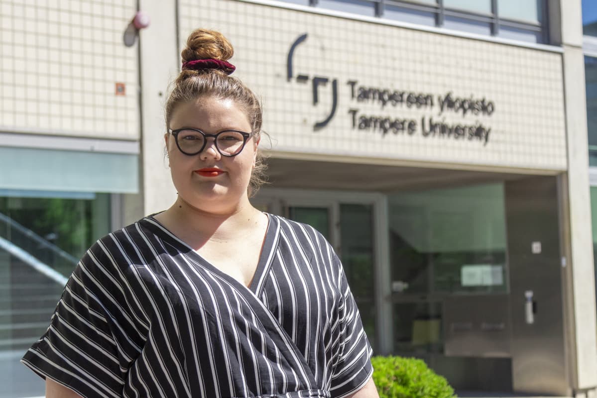 Tampereen ylioppilaskunnan puheenjohtaja Annika Nevanpää