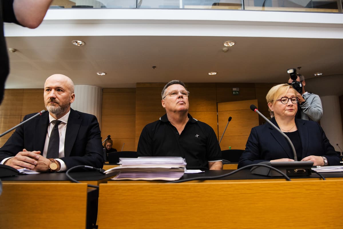 Kuvassa on Jari Aarnio Helsingin käräjäoikeudessa syyskuussa 2020.