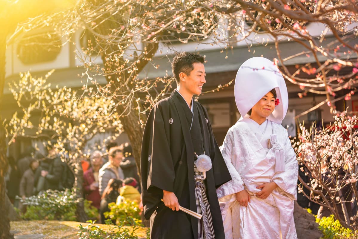 Japanilaiset perinteiset häät