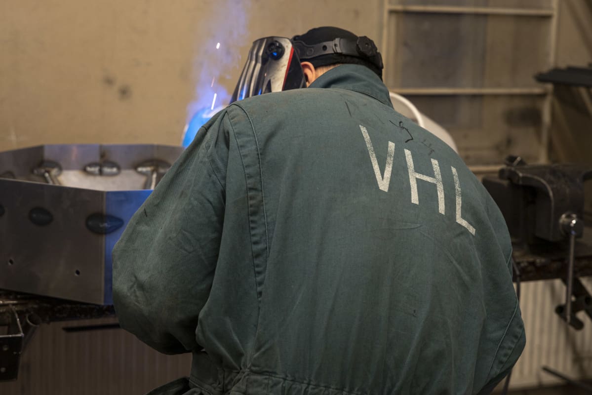 Vanki Ylitornion vankilan metallipajalla