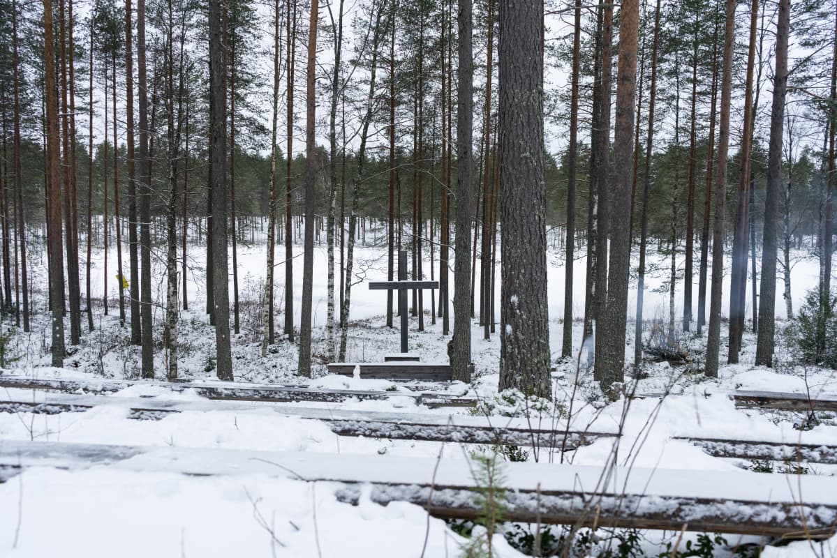 Kainuun prikaatin kenttäkirkko.
