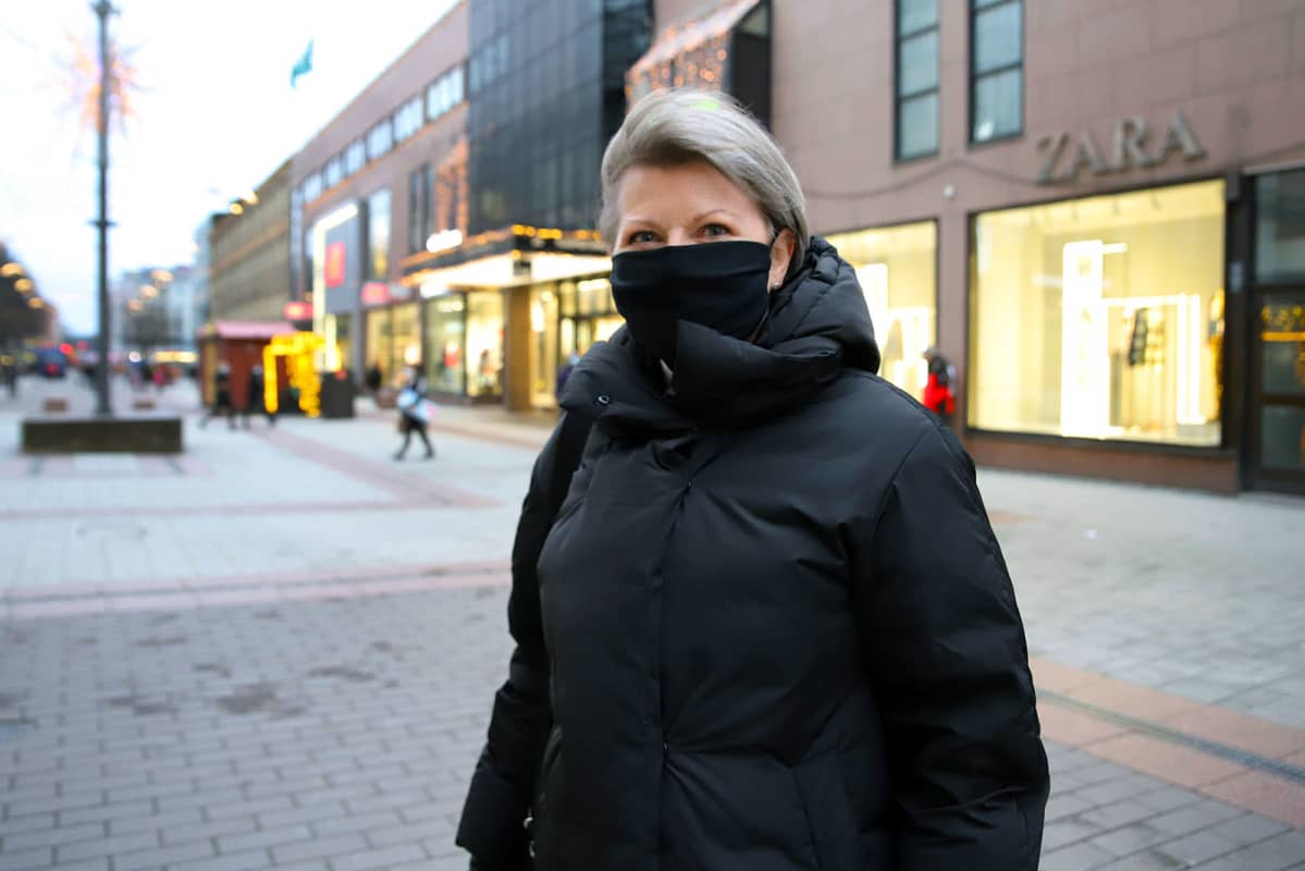 Gallup vuodenvaihteesta Turusta: Anne Enberg.