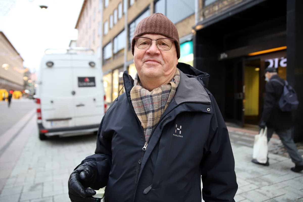 Gallup vuodenvaihteesta Turusta: Risto-Pekka Happonen.