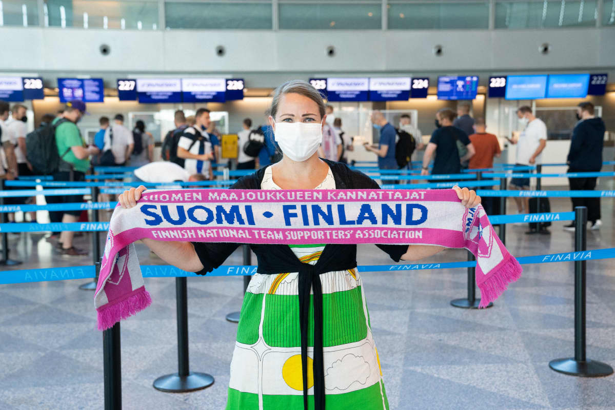 Tamperelainen Mari Vehmanen matkalla EM-kisamatkalle Tanskaan