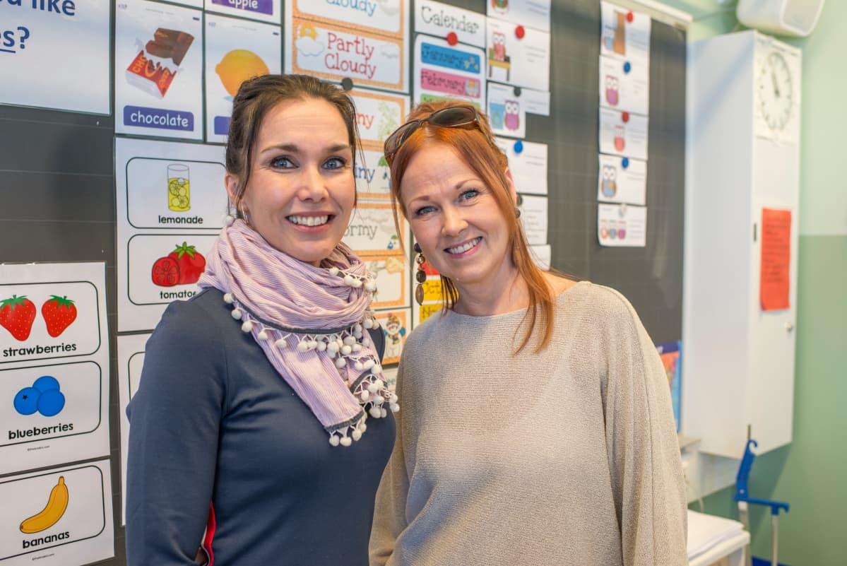 Maarika Piispanen ja Merja Meriläinen