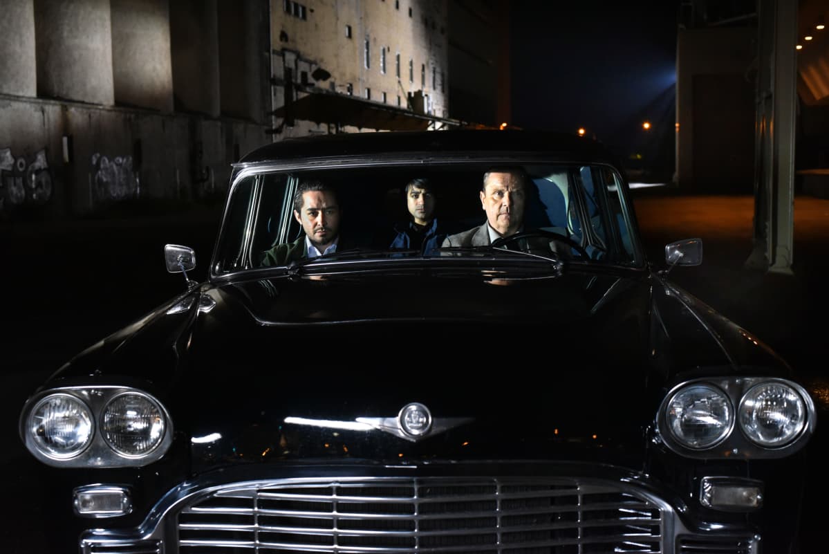 Vasemmalta: Sherwan Haji, Simon Hussein Al-Bazoon, Sakari Kuosmanen. Toivon tuolla puolen (Aki Kaurismäki)